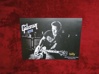 Billy Morrison Gibson Guitars Poster.