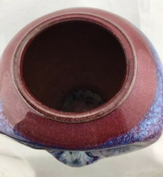 Vintage Art Pottery 5” MOON FACE Vase Ceramic Art & Crafts Stars Astrological 7