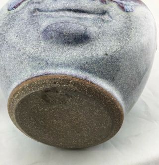 Vintage Art Pottery 5” MOON FACE Vase Ceramic Art & Crafts Stars Astrological 8