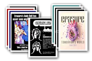 Erasure - 10 Promotional Posters Collectable Postcard Set 4