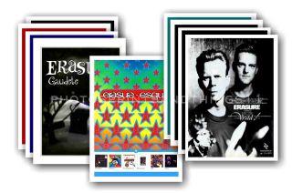 Erasure - 10 Promotional Posters Collectable Postcard Set 3