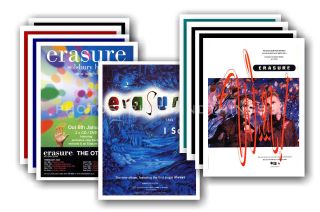 Erasure - 10 Promotional Posters Collectable Postcard Set 2