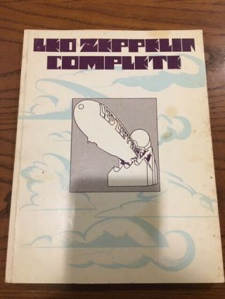 Led Zeppelin Complete Music Song Book