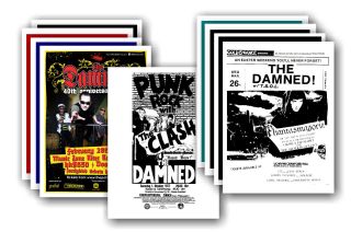 The Damned - 10 Promotional Posters - Collectable Postcard Set 2