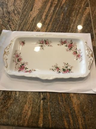 Vintage Royal Albert Bone China Lavender Rose Large Sandwich Tray/tea Tray