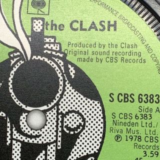 The Clash - 2 coasters.  White Riot and White Man In Hammersmith Palais.  Strummer 5