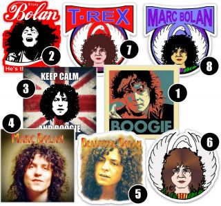 Marc Bolan T.  Rex Viny Decal Stickers - Buy 2,  For P&p On All