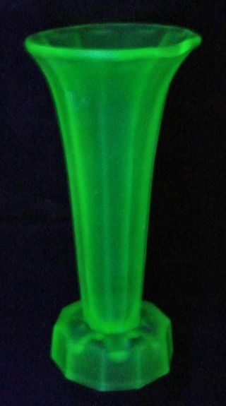 Art Deco Bernsdorf Uranium Glass 