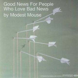 Modest Mouse 2004 Good News For Bad People Big Promo Cling Sticker Old Stock
