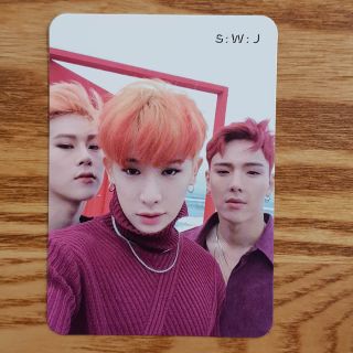 S:w:j Unit Official Photocard Monsta X 2nd Album Take.  1 Are You There? Kpop