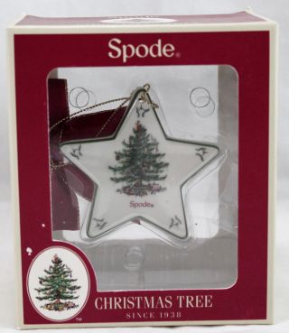 Spode China Christmas Tree Ornament Star