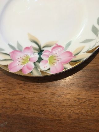 4 Noritake Azalea Pink Flower 8.  5 