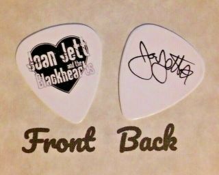 Joan Jett & The Backhearts Band Logo Signature Guitar Pick - (u)
