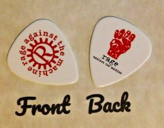 Rage Against The Machine Band Logo Signature Guitar Pick - (u)