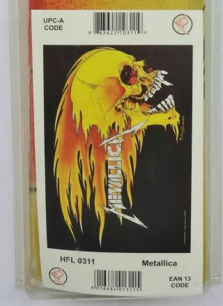 Metallica – “skull & Flames” Official Textile Flag / Poster 110 X 75 Cm,