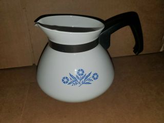 Corning Ware Teapot P - 104 6 Cup Teapot Blue Corn Flower Cornflower Classic Vinta
