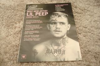 Lil Peep 1996 - 2017 Tribute And Grammy Ad For Best Artist For 