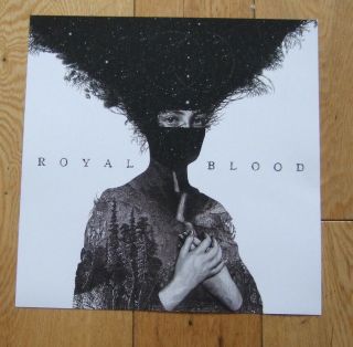 Royal Blood Glossy Promo Poster For Debut Album.  30 X 30 Cms.  Rare.