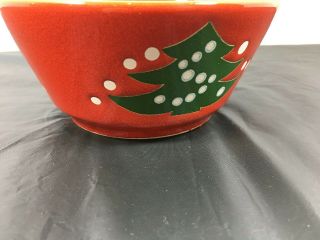 Waechtersbach Soup Bowl Christmas Tree 5 " Red Made In Germany Small Dip Snack