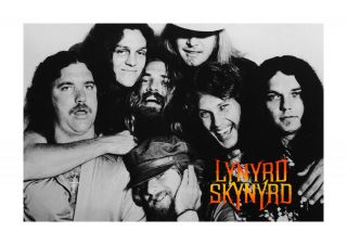 Lynyrd Skynyrd A4 Photograph Picture Poster With Choice Of Frame
