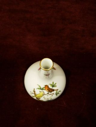 Herend Rothschild Bird Bud Vase 5 