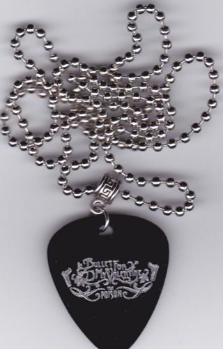 Bullet For My Valentine The Poison Guitar Pick Pendant Necklace Custom Engraved