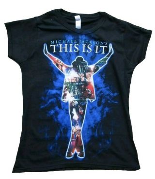 Iconic Michael Jackson T - Shirt This Is It Size M