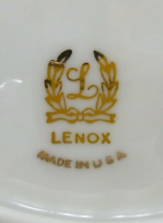 LENOX china COTTAGE Giftware Shell Shaped Chip & Dip Vegetable & Dip Bowl 8 - 3/8 
