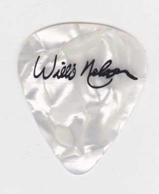 Willie Nelson Signature Guitar Pick Country Music Outlaw Texas Cowboy Concert