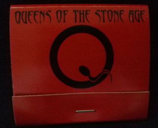 Queens Of The Stone Age Songs For The Deaf Promotional Matchbook Matches 2002 Ex