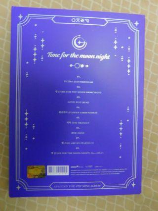 GFRIEND Time For The Moon Night 6th minialbum CD,  Book,  PhotoCard,  Poster 2