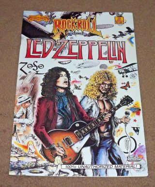Led Zeppelin,  Rock - N - Roll Revolutionary Comics 13,  July 1990,  1st Printing