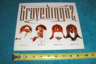 Gravediggaz Promo Sticker For The Pick Sickle And Shovel Lp/rza/prince Paul/1997