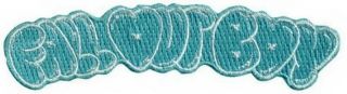 Fall Out Boy Iron - On Patch Turquoise Logo