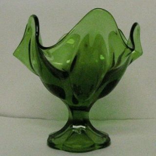 Vintage Green Candy Dish (7.  5 
