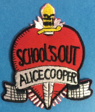 Alice Cooper Schools Out Heavy Metal Music Jacket Hat Hoodie Patch Crest 008t
