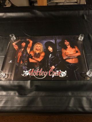 1989 Motley Crue Vintage Dr.  Feelgood Poster Vg Guns N Roses