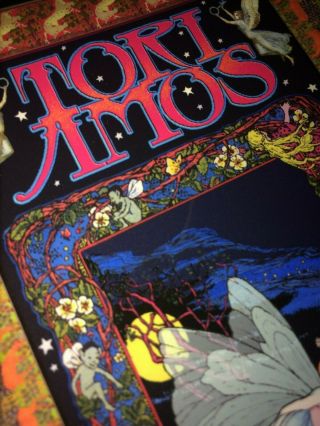 Tori Amos 2005 SINSUALITY Tour poster HANDBILL Signed 60s Art Icon Bob Masse 3
