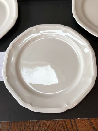 4 Mikasa Antique White Bone China Salad Plates Set of 4 (2 Set Available) 3