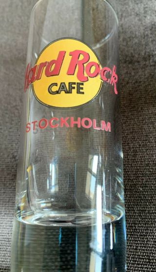 Hard Rock Cafe Toronto Stockholm Shot Glasses 3