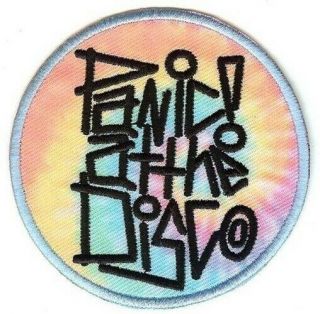 Panic At The Disco Iron - On Patch Round Swirl Logo