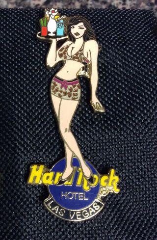 Hard Rock Cafe Pins Las Vegas Hard Rock Hotel Waitress Girl Pin