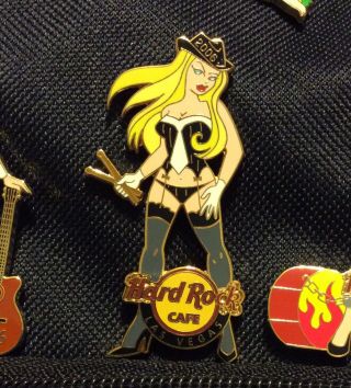 Hard Rock Cafe Pins 2006 Las Vegas Gangster Drummer Girl Pin