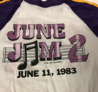 Vintage 1983 Alabama June Jam T - Shirt Kids Small 6 - 8 2