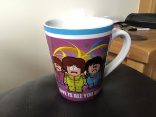 The Beatles All You Need Is Love Collectors Weenicons Mug.  Rare