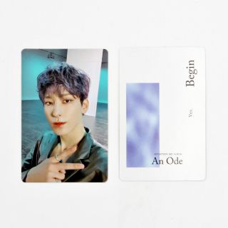 [seventeen] An Ode 독:fear Official Photocard / Begin Ver.  B - 2.  Wonwoo