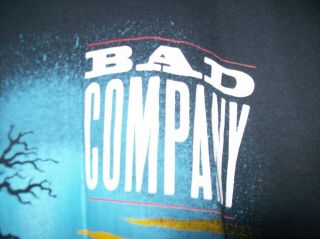Vtg Bad Company T - Shirt (Black - Large?) (VG) Paul Rodgers Brian Howe Rock Music 3