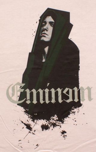 Eminem Anger Management 3 Usa Tour White T - Shirt,  Medium,