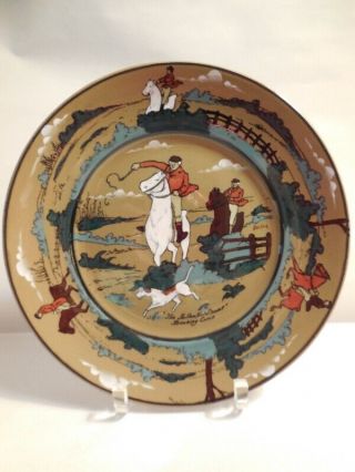Buffalo Pottery Deldare " Fallowfied Hunt " 7 1/4 " Plate