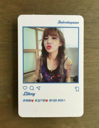 Twice NAYEON Official Photo Card 1st Album Twicetagram LIKEY Photocard K - pop 2